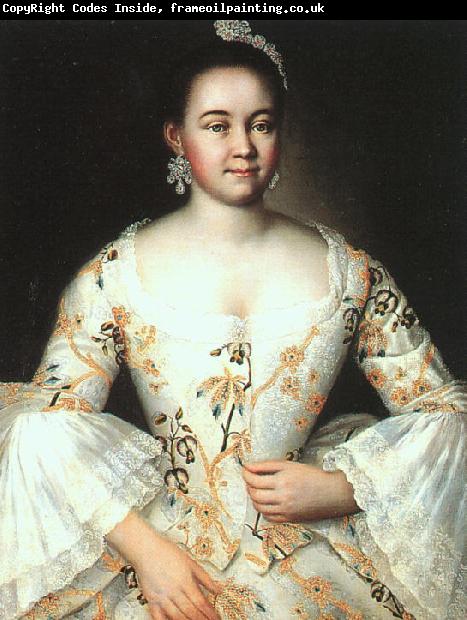  Ivan  Vishnyakov Portrait of Stepanida Yakovleva